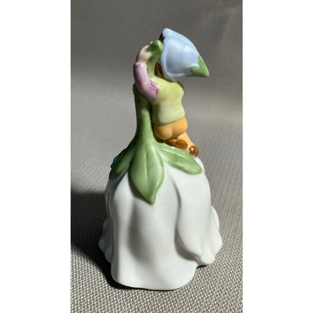 Avon Porcelain Bell Lot 1985 Bonnet Girl‎ Flowers 1984 Bunny 1983 Pixie